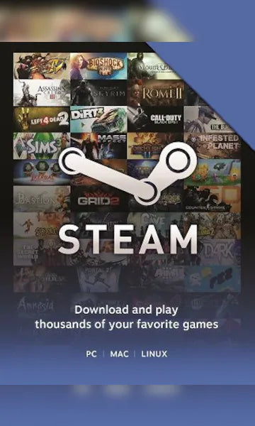 Steam Gift Card ₹4000 INR Global Activation Code