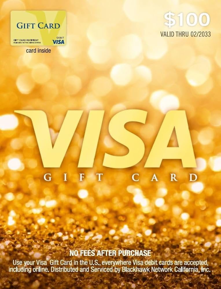 Visa Gift Card $70 US